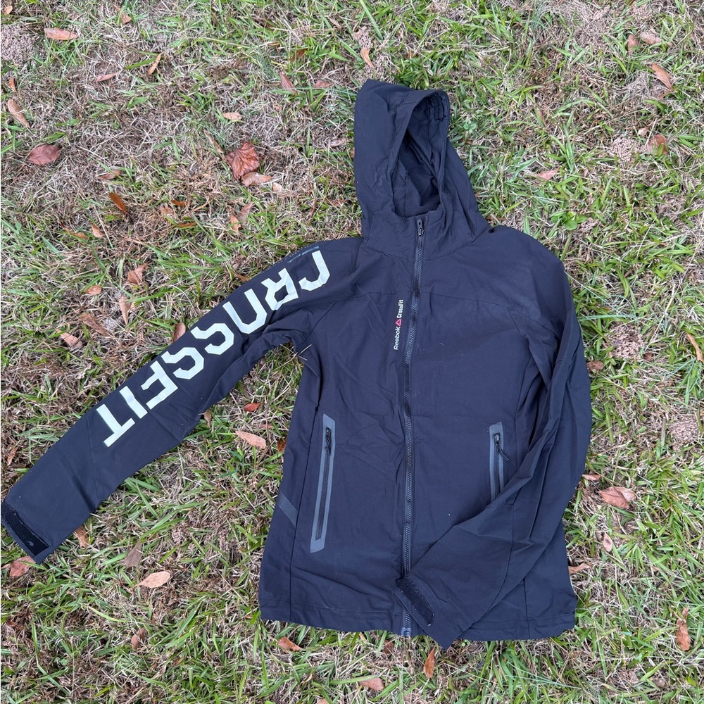 Black Reebok CrossFit Hooded Jacket